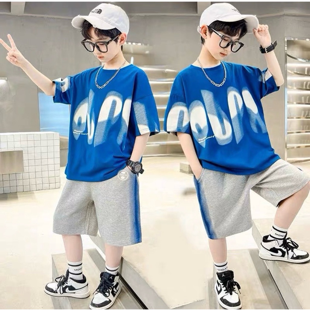Bộ thun cotton bé trai LD2401 UU