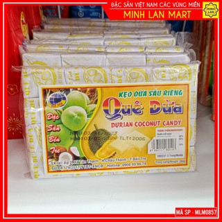 Kẹo dừa sầu riêng gói 200g - đặc sản bến tre mlm0857