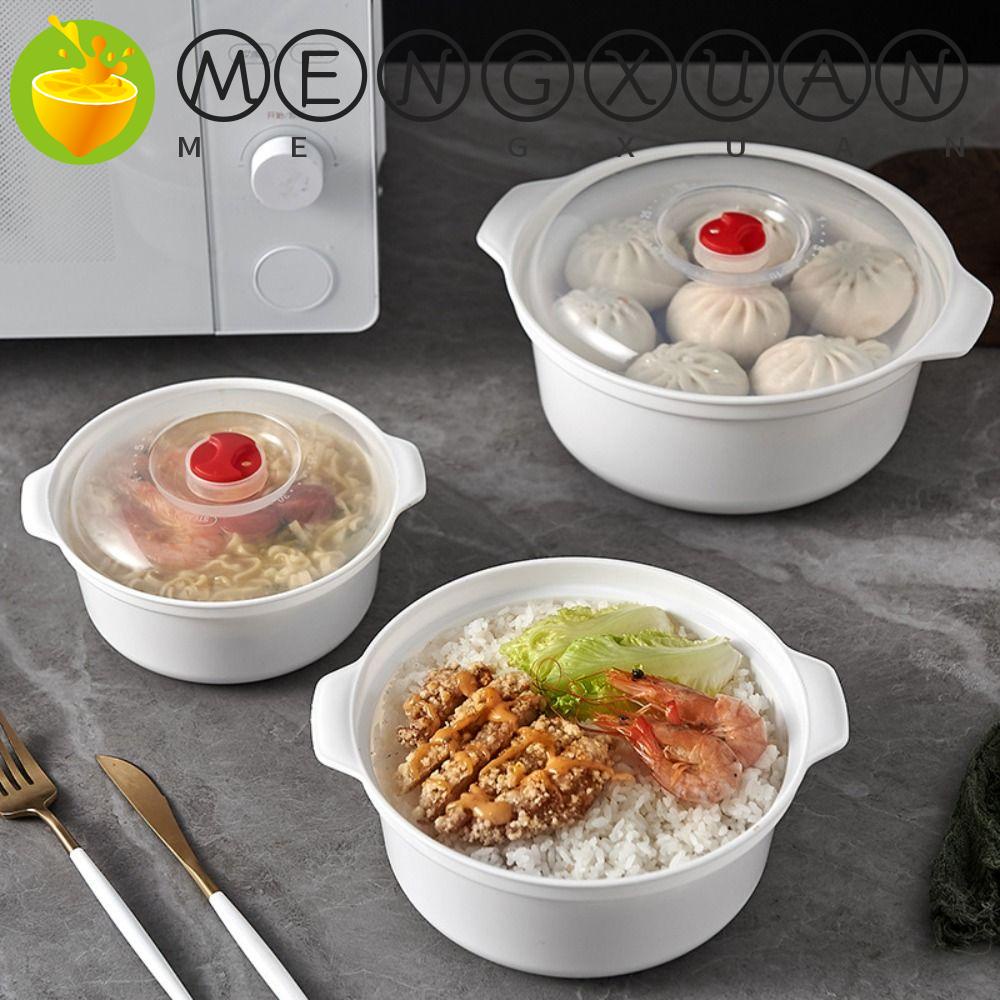 Hộp Hâm Nóng Thức Ăn Hai Tai Bằng Chất Liệu Cấp Thực Phẩm Dùng Được Trong Lò Vi Sóng