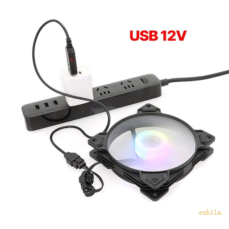 Dây Cáp Chuyển Đổi Nguồn Điện USB 5V Sang 4Pin 12V Dành Cho Quạt Máy Tính
