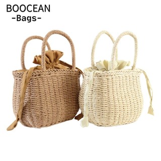 Boocean xách đan rơm thời trang đi biển cho nữ
