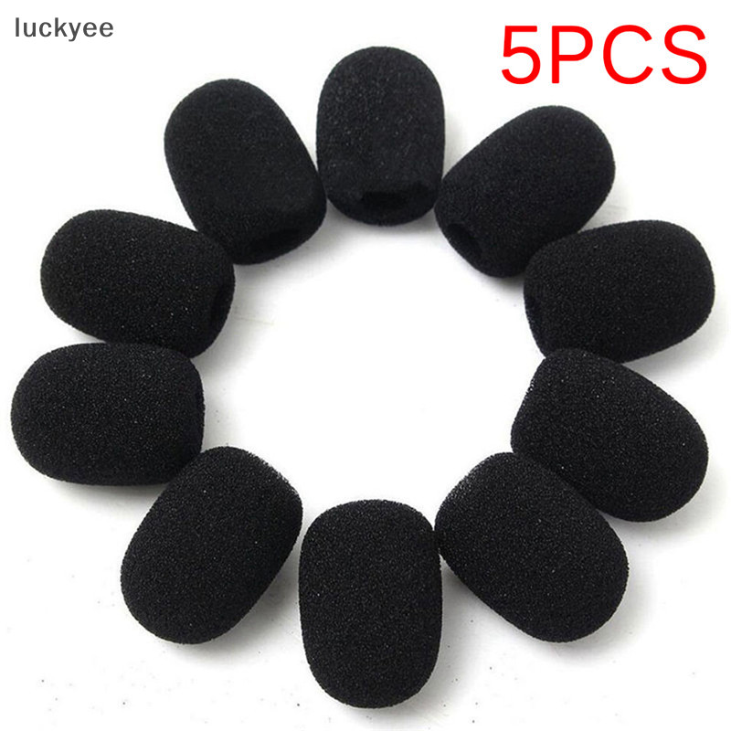 Bộ 5 Mút Bọc Đầu Micro Màu Đen Tiện Dụng