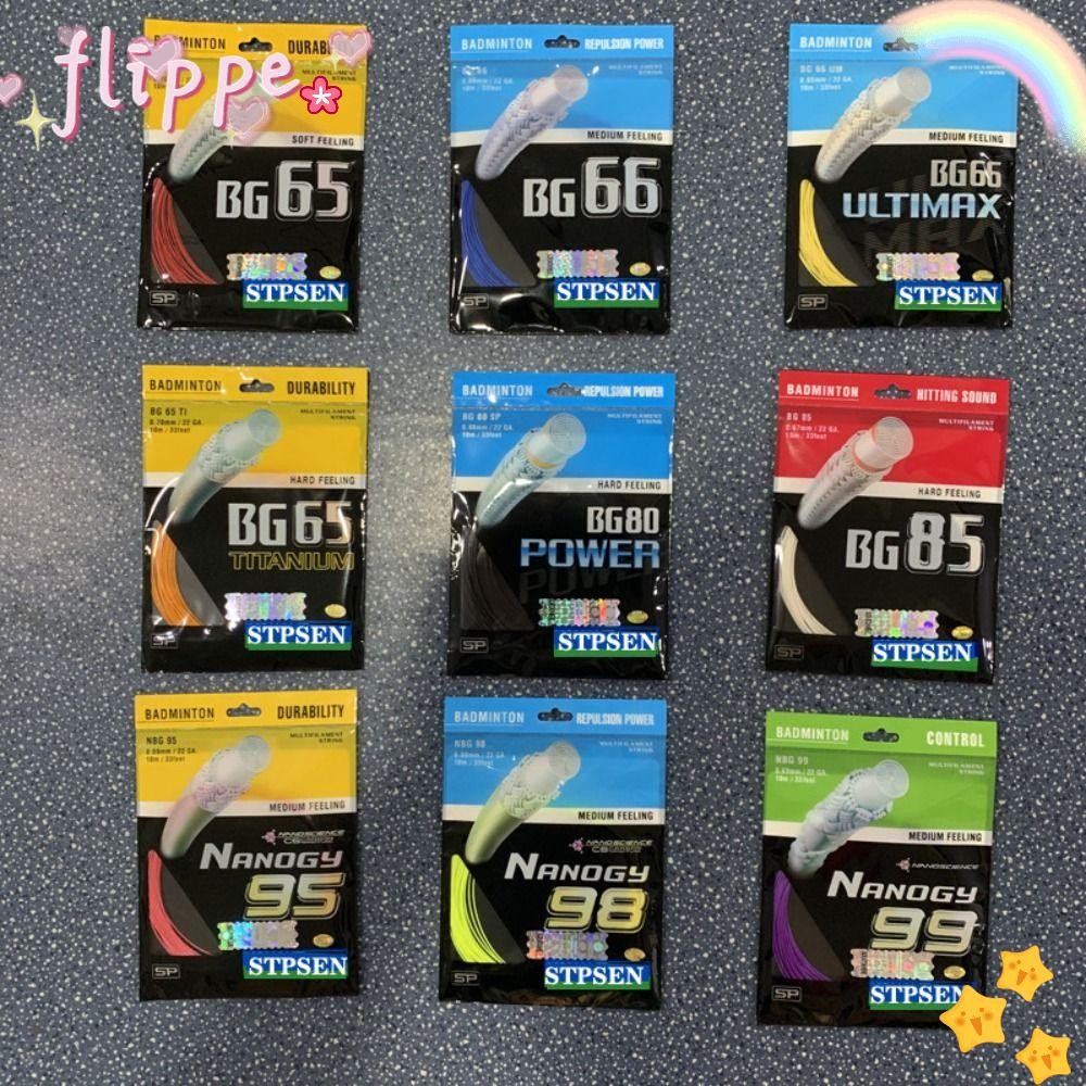 Dây Vợt Cầu Lông FLIPPE, Dây Vợt Cầu Lông Màu Ngẫu Nhiên Dia.0,7mm, BG66ultmax BG65 BG65Ti Chiều Dài