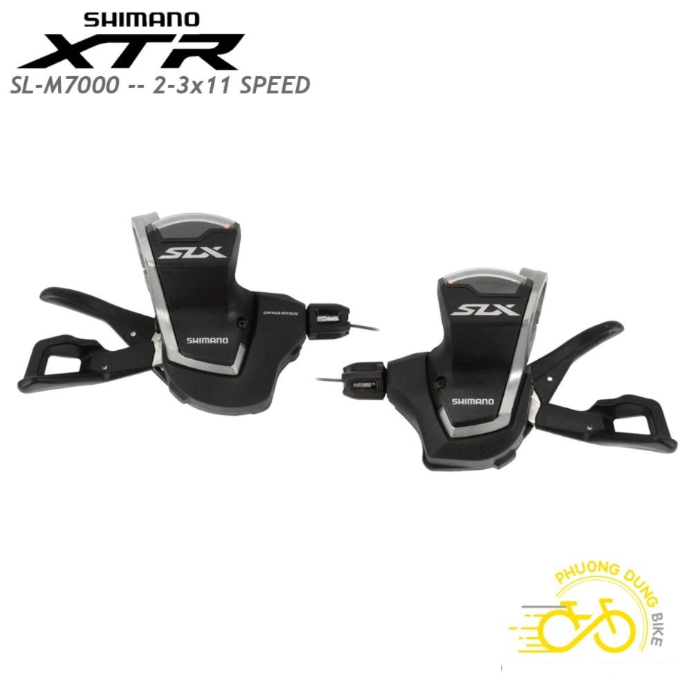 Tay đề bấm xả xe đạp SHIMANO XTR SL M7000 2/3x11 Speed - Hàng Chính Hãng