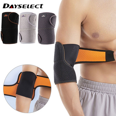 Dayselect 1 Miếng Có Thể Điều Chỉnh Khuỷu Tay Nẹp Miếng Lót Thể Thao Cố Định Hỗ Trợ Thoáng Khí Khớp Bảo Vệ