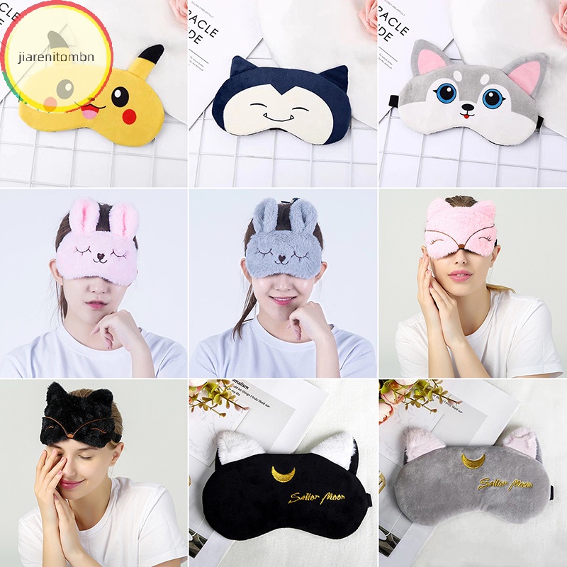 Bịt Mắt Ngủ jiarenitombn Hình pikachu Dễ Thương