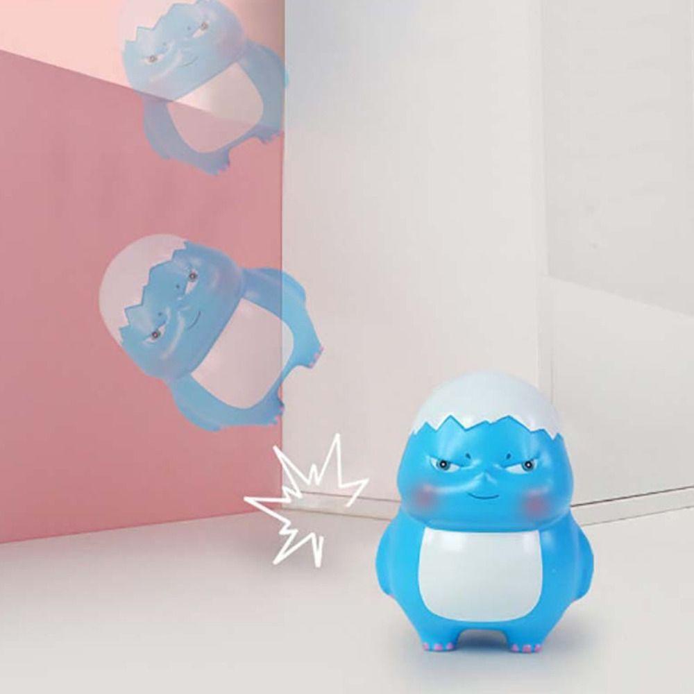 Đồ Chơi Con Quay Hình Khủng Long Màu Vàng Hoạt Hình Đàn Hồi Mềm Mại