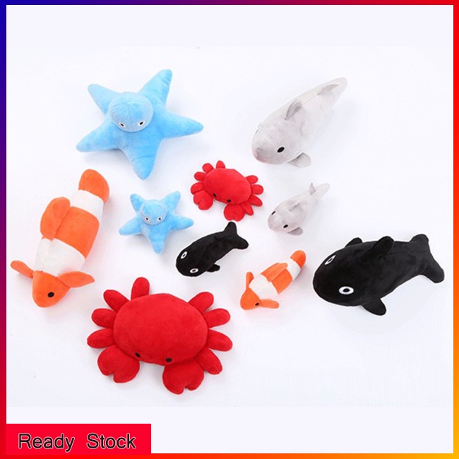 Thú Nhồi Bông Hình Cá Voi Dễ Thương 11cm Cho Mèo Cưng