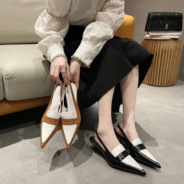 Màu Sắc Giày Cao Gót Mũi Nhọn Thời Trang Dành Cho Nữ