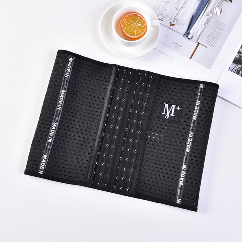 Jutai Đai Nịt Bụng Thoáng Khí 6 Hàng 13 Khóa Chữ m Hỗ Trợ Định Hình Eo Cho Nữ