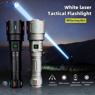 LED Flashlight Rechargeable Strong Light TYPE-C USB Charging Waterproof
