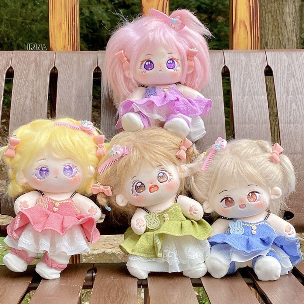 Bộ Quần Áo cotton 20cm mini 20cm Họa Tiết Hoạt Hình Dễ Thương Cho Búp Bê