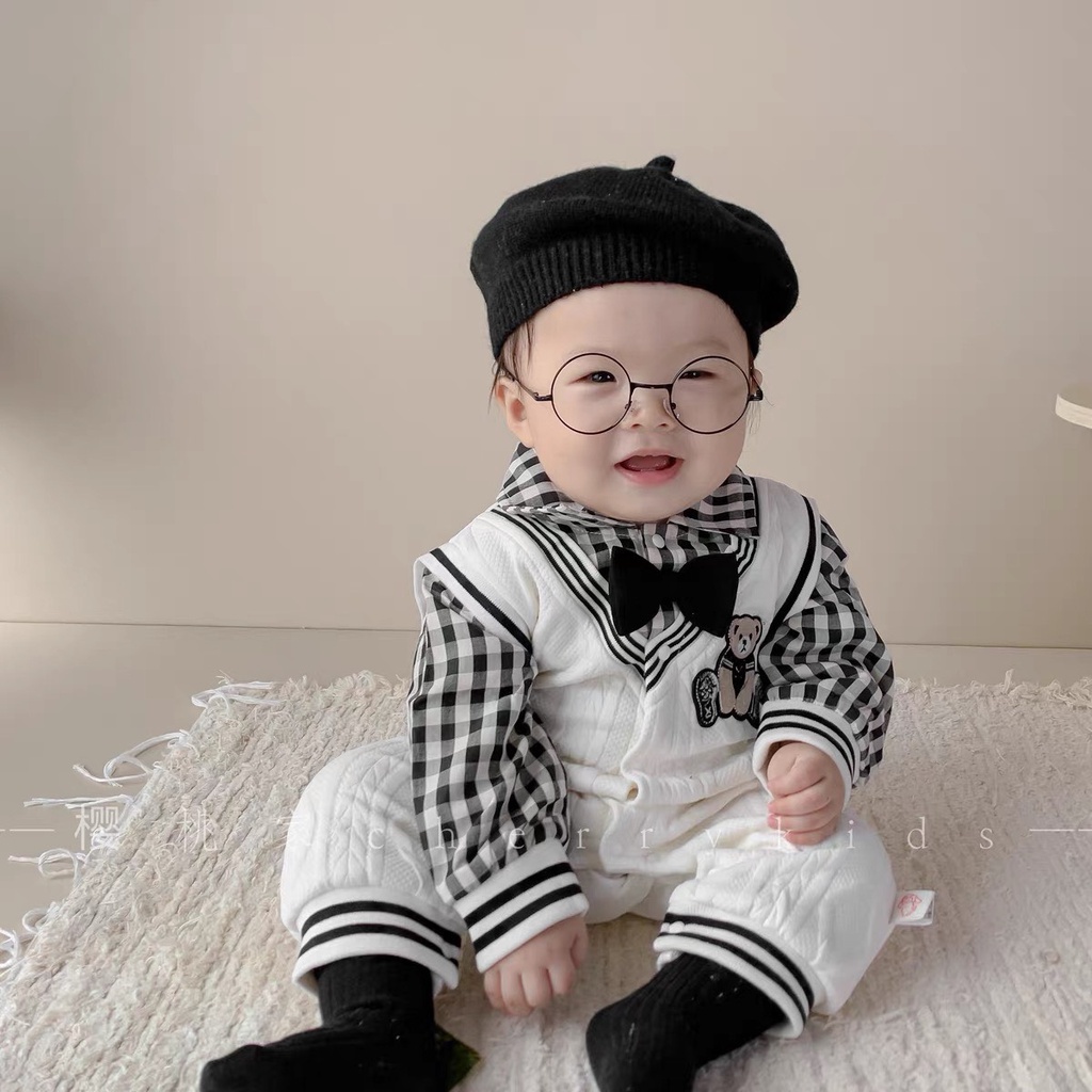 SALE BODY LEN DÀI PHỐI TAY ÁO KARO CHO BÉ TRAI CAO CẤP