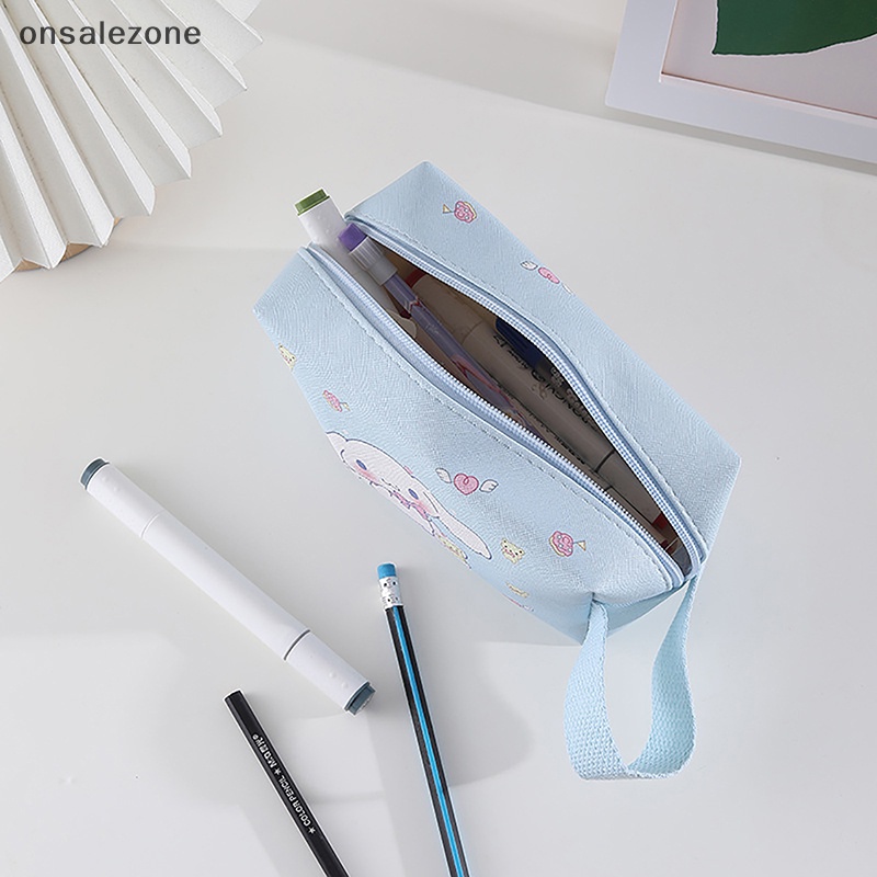 SANRIO Onsale Túi Đựng Bút Chì Sức Chứa Lớn Họa Tiết Hoạt Hình cinnamoroll Đáng Yêu Cho Học Sinh Mới