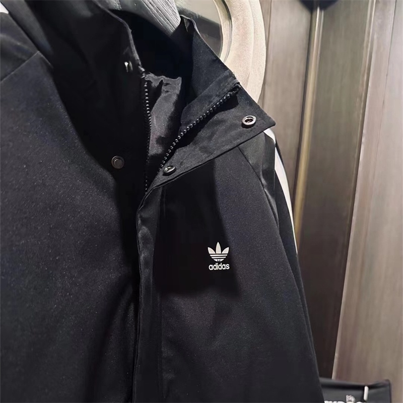 Áo Khoác Gió adidas 100% Chính Hãng Có Nón Tháo Rời Được Thời Trang Cho Nam Và Nữ