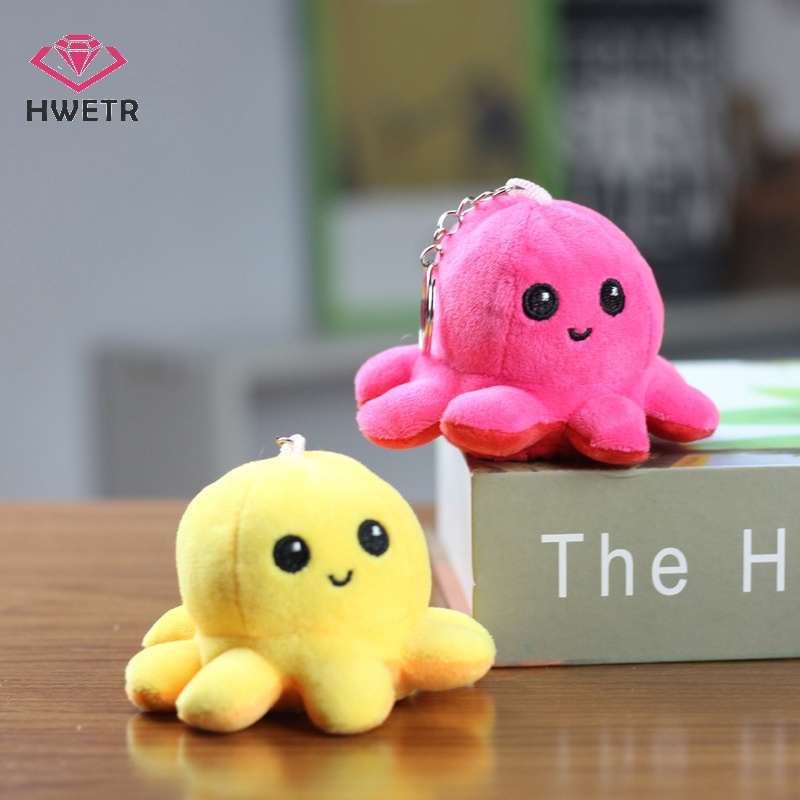 Móc Khóa Hình Bạch Tuộc Nhồi Bông Nhiều Màu Dễ Thương Mới