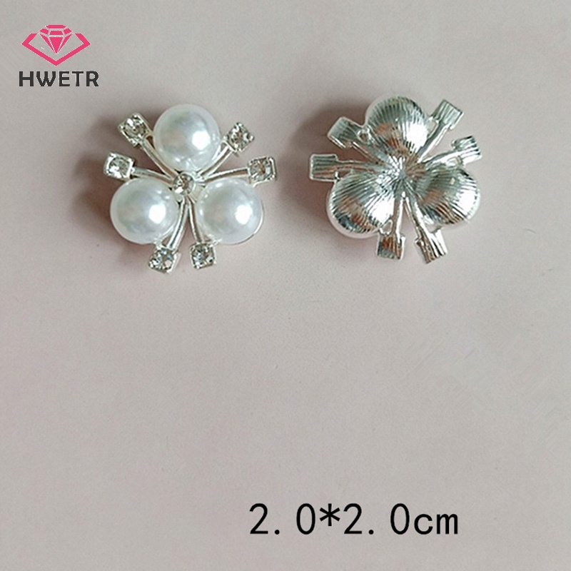 Hwtr 1 Mặt Dây Chuyền Hợp Kim Hình Hoa Ngọc Trai Vàng Thời Trang Mới