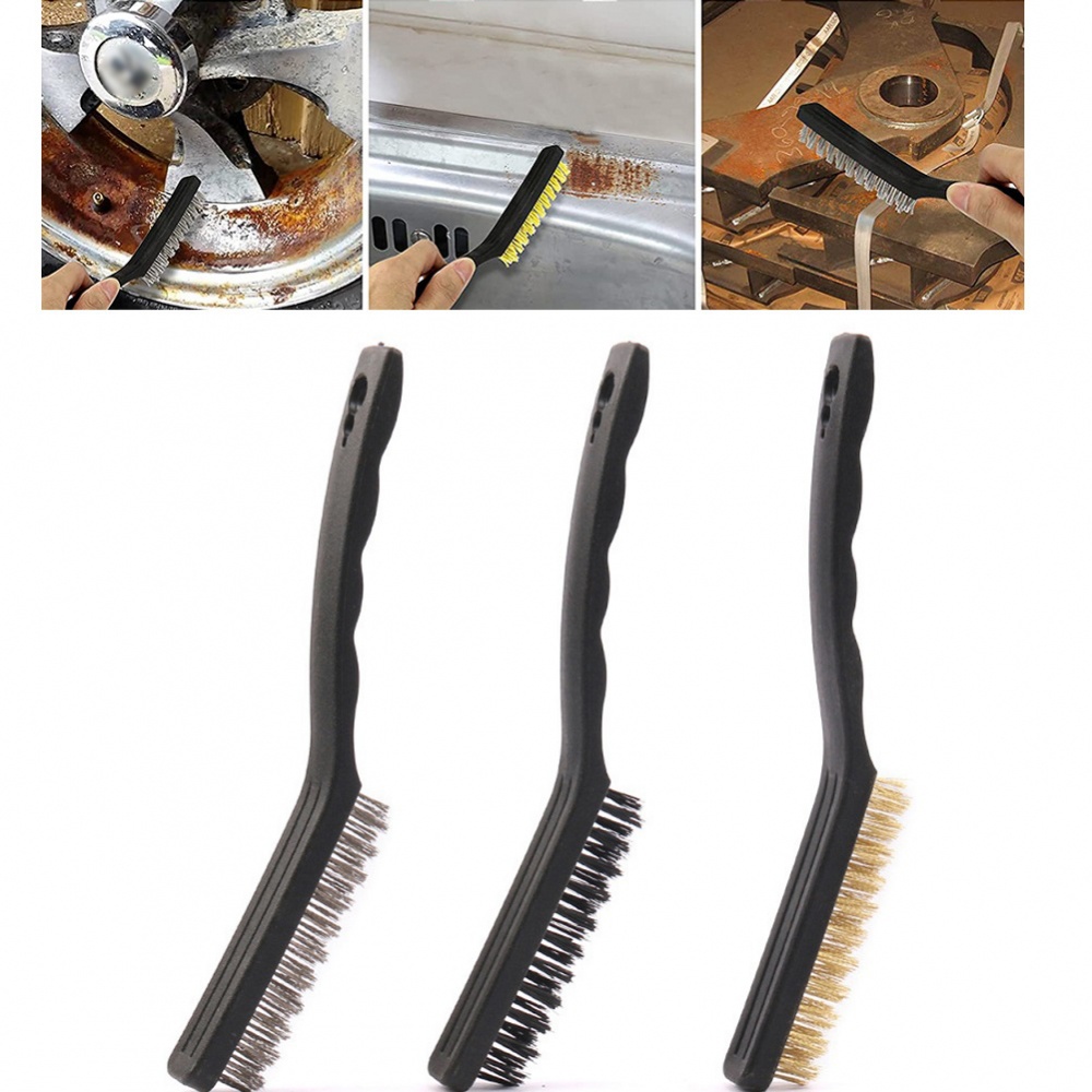 Bàn Chải mini Bằng Đồng Thau Và Kim Loại Làm Sạch Rỉ Sét