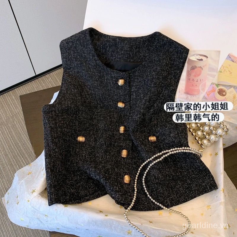 Áo Không Tay Phong Cách retro Thời Trang Mùa Hè Mới 2023 Dành Cho Nữ