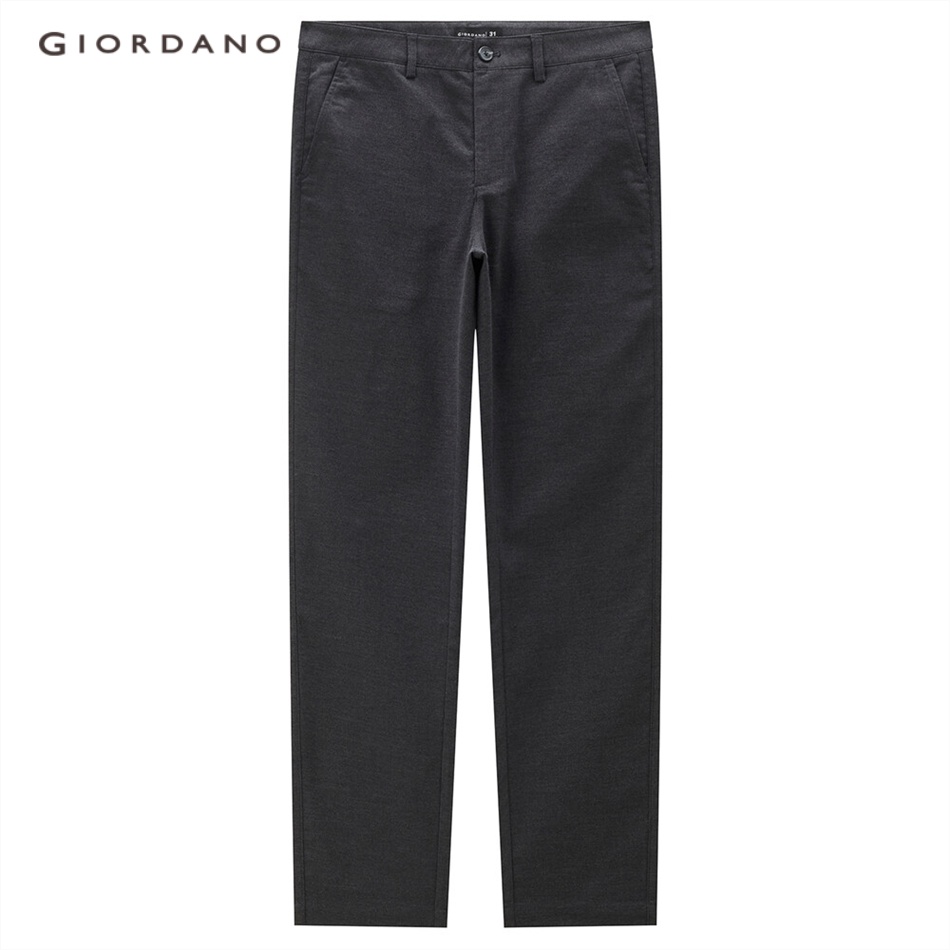 Quần dài GIORDANO 01113074 ôm dáng cạp cao thời trang dành cho nam