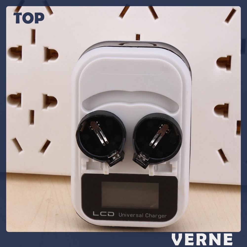 Bộ Sạc Pin Nút 3.6v Cho lir2016 / lir2025 / lir2032 / ml2016 / ml2025 / ml2032