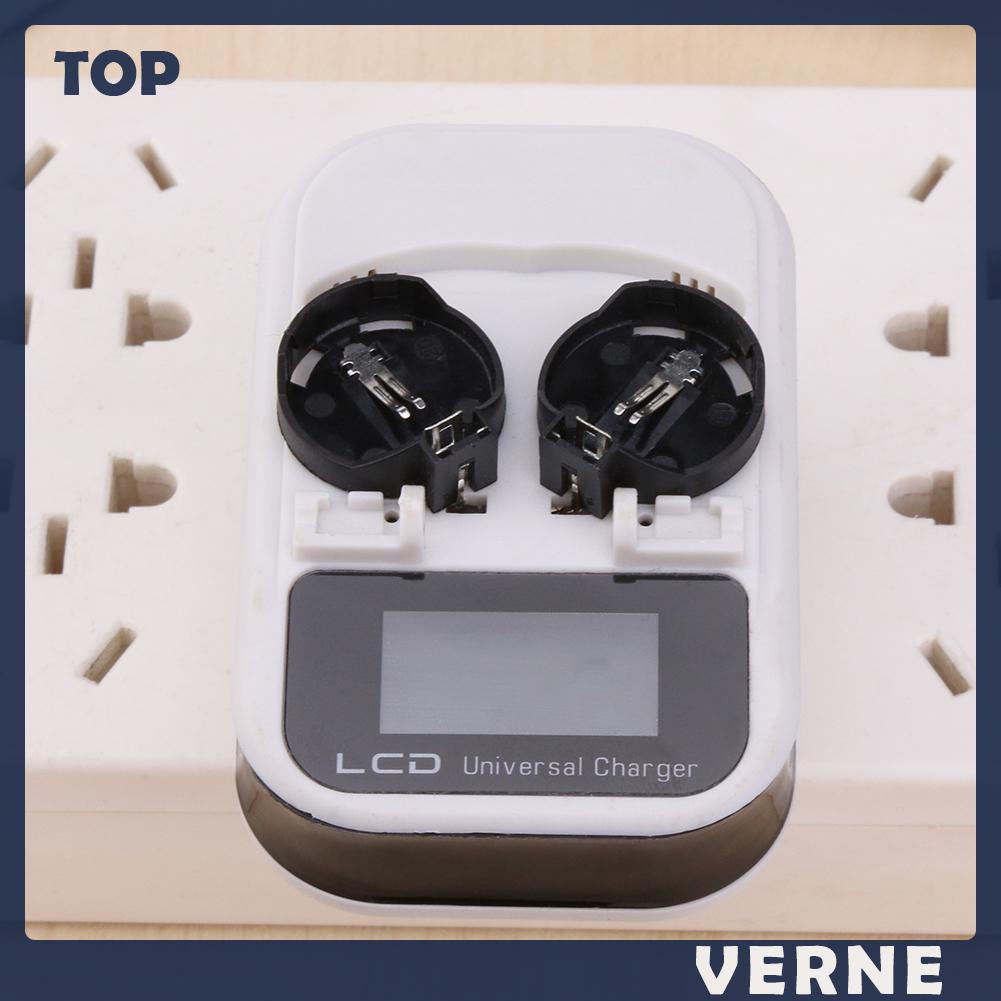 Bộ Sạc Pin Nút 3.6v Cho lir2016 / lir2025 / lir2032 / ml2016 / ml2025 / ml2032