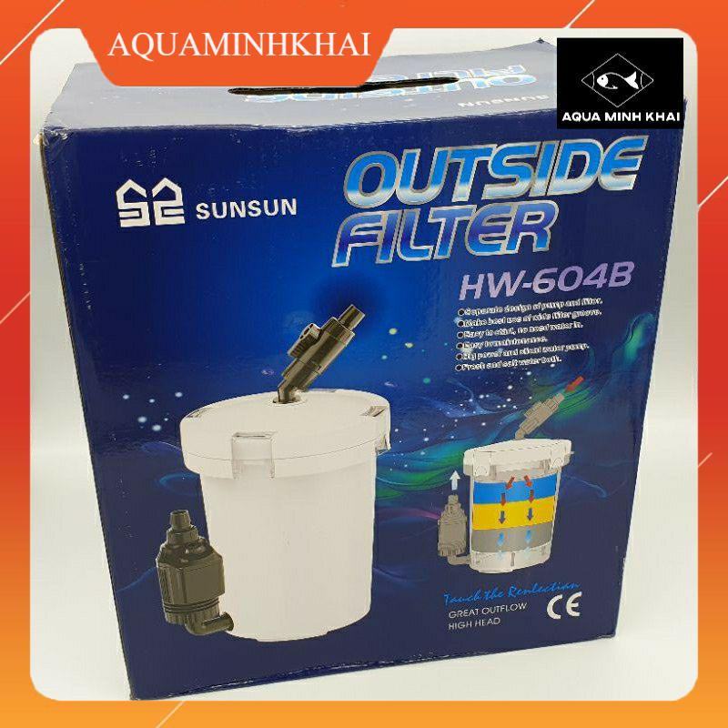Lọc thùng Sunsun HW 604B (có bơm)