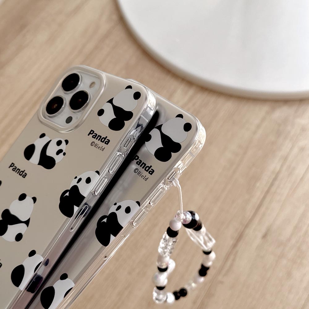 Ốp Điện Thoại Cứng Họa Tiết Gấu Trúc Nằm Đáng Yêu Cho iphone 11 12 12pro 12promax 13 13pro 13promax 14 14pro 14promax