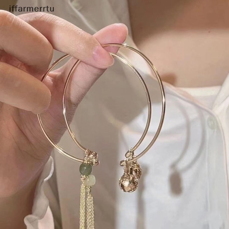 Vòng Đeo Tay May Mắn Có Chuông Phong Cách retro Dân Tộc Thời Trang Cho Nữ