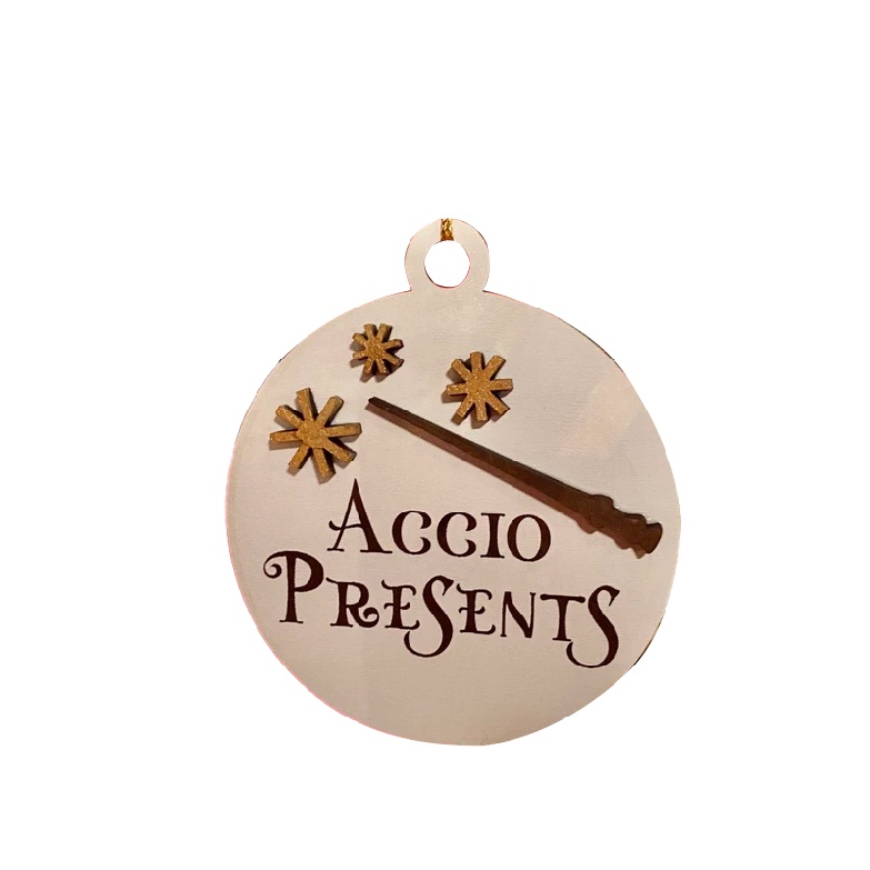 Magic School Christmas Ornament Tree Decor Home Windows Hanging Pendant