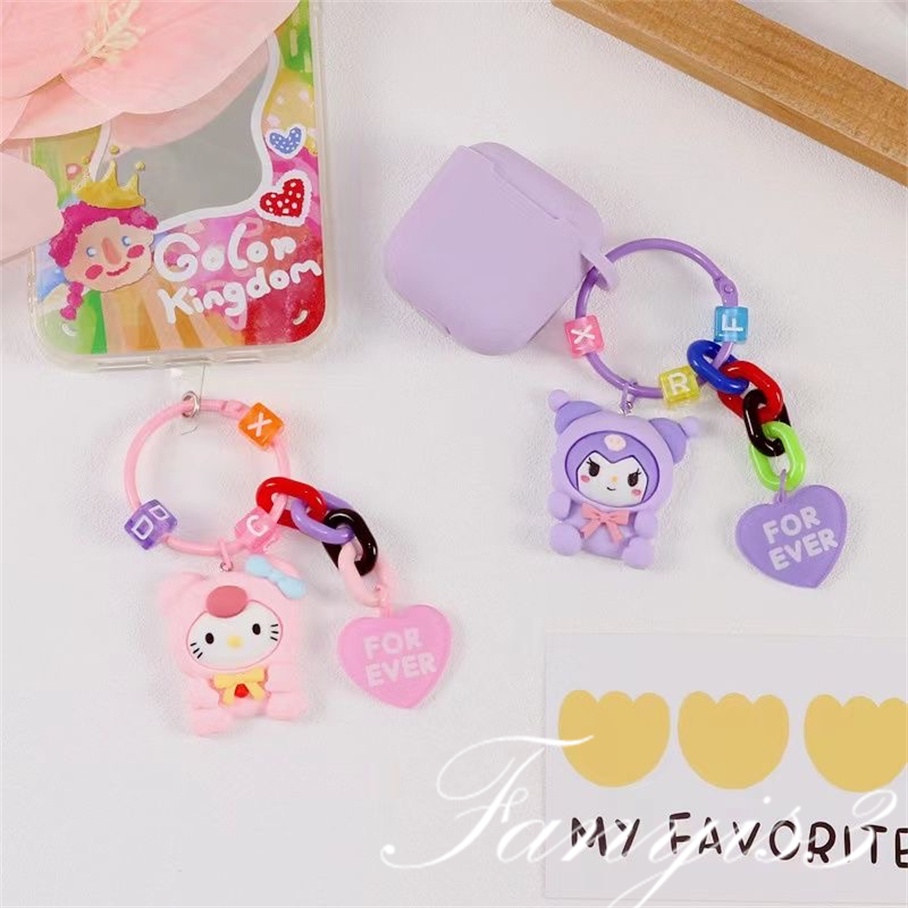 Hoạt Hình Dây Đeo Điện Thoại Bằng acrylic Đính Hạt Ngọc Trai Hình Gấu / Chó / Mèo Chống Thất Lạc