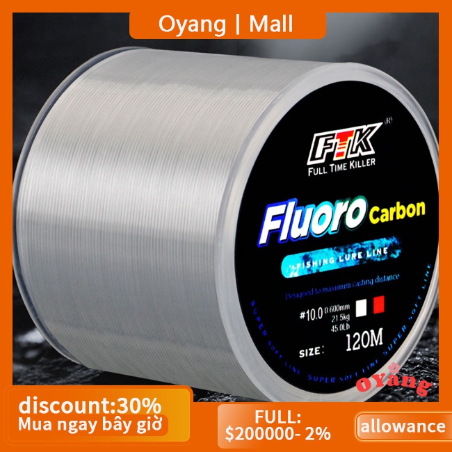 1 Cuộn Dây Câu Cá 120m 5lb-34lb Chất Lượng Cao