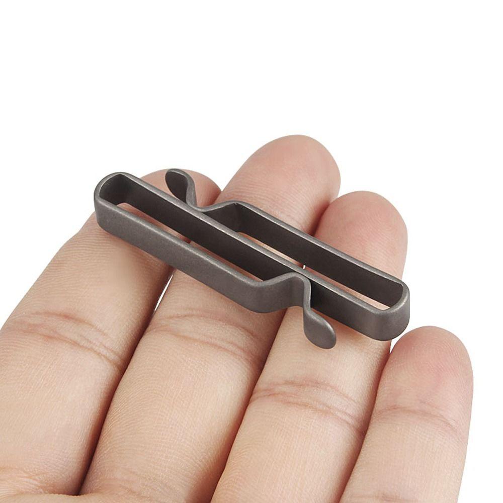 Wmes15h Kẹp Chìa Khóa Thắt Lưng Hai Mặt Không Làm Hư Hại Trọng Lượng Nhẹ Không Gỉ Quà Tặng Sáng Tạo