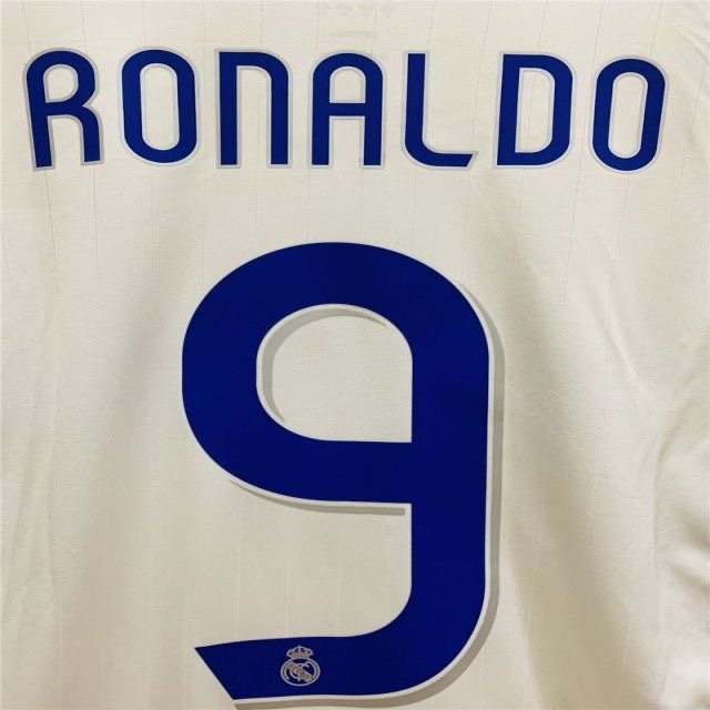 Áo Thun Số 06-07 Đội Tuyển real Madrid 2006 beckham ronaldo