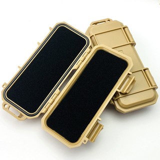 Luc ngoài trời chống áp lực và chống sốc hộp kín di động chống thấm nước sinh tồn edc dụng cụ vali bọt biển kín hộp bảo quản di động