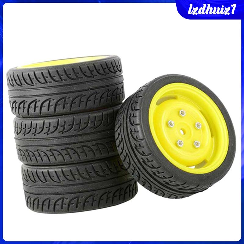 Bộ 4 Bánh Xe Thay Thế Cho Mô Hình Xe Hơi Điều Khiển Từ Xa 1 / 16 1 / 12 1 / 14 diy 24019 crawler