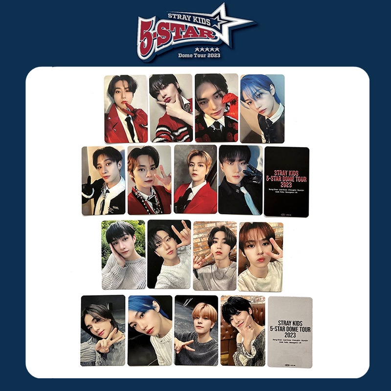 Bộ Thẻ Hình Nhóm Nhạc kpop straykids 5-star dome tour 2023