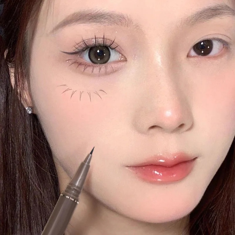 Bút Kẻ Mắt Nước bobeni 0.05mm Màu Đen Mượt Mà Nhanh Khô Chống Nước Lâu Trôi 4 Màu Tùy Chọn