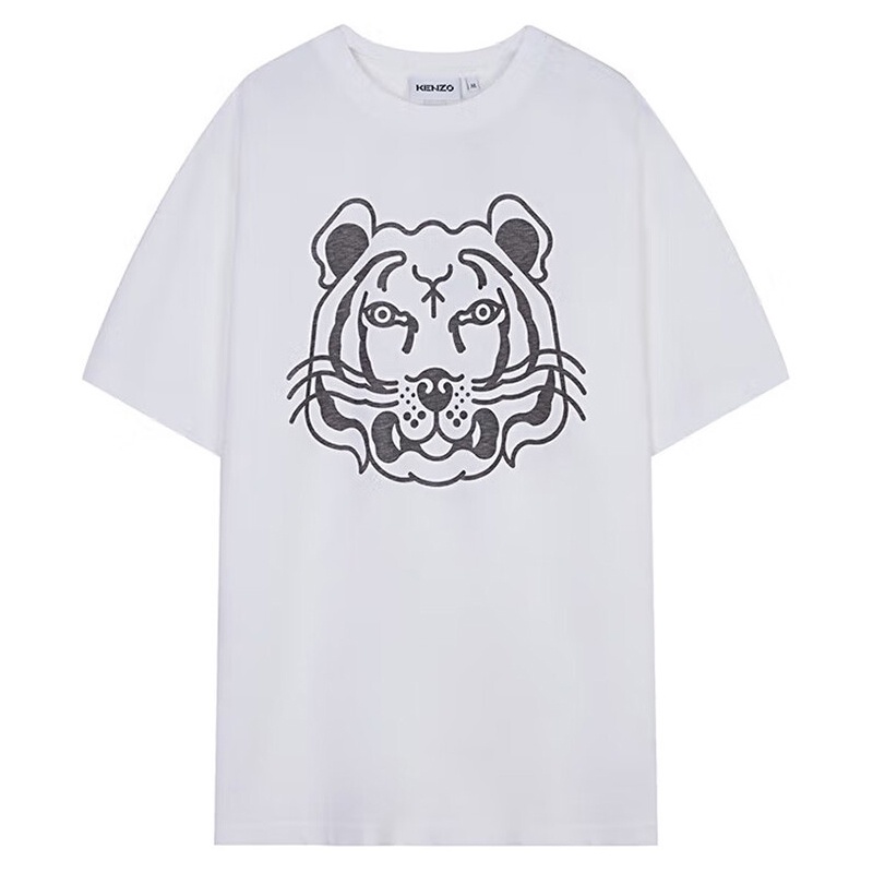 Áo Thun 100% cotton Tay Ngắn Cổ Tròn Dáng Rộng In Họa Tiết 0919 Cho Nam