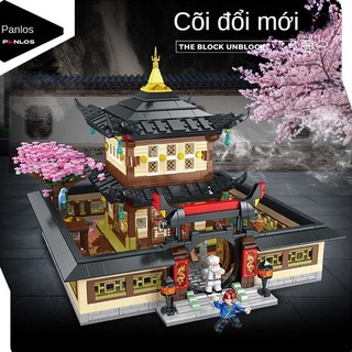 Mô hình lắp ráp phong cảnh đường phố phật giáo nhật bản