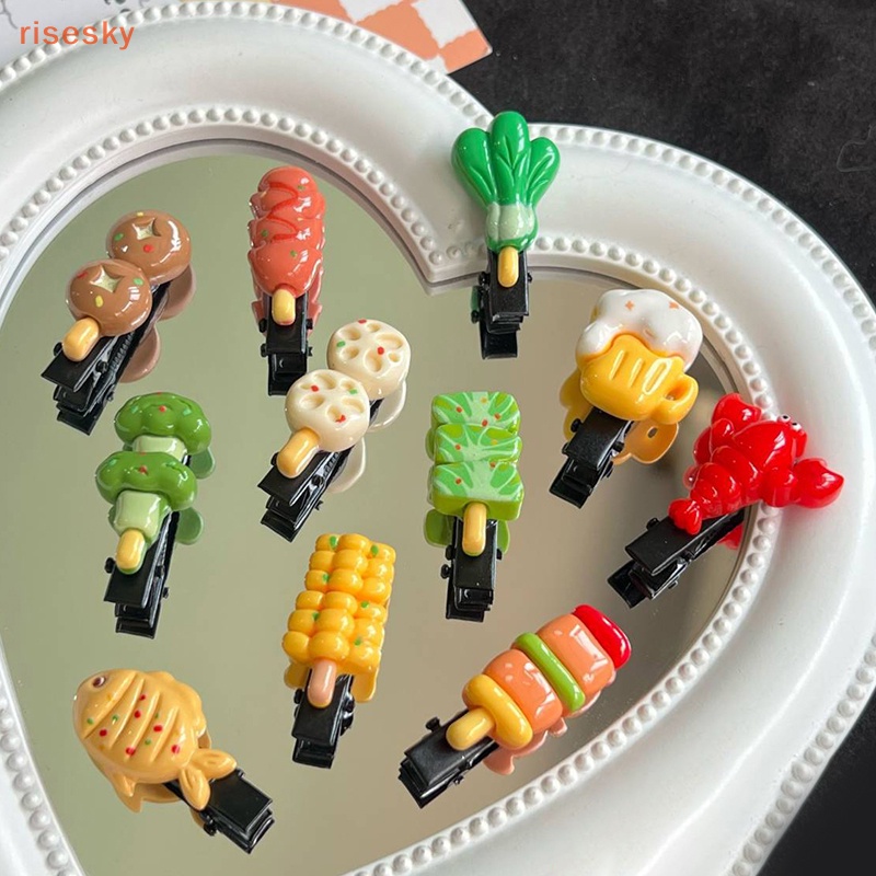 Kẹp Tóc Hình Rau Củ Quả / Cá / Cá Dễ Thương Cho Bé Gái