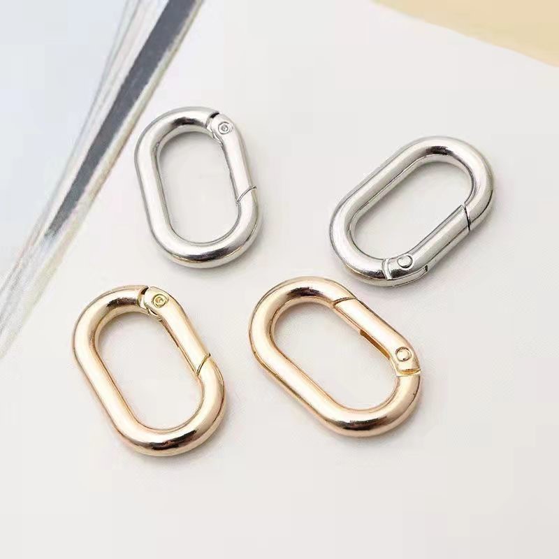 Set 2 Cái Càng Cua Hình Oval Cho Dây Đeo Túi Xách P2113