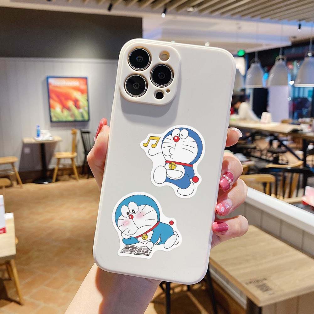 Bộ 103 Miếng Dán Hình doraemon Chống Thấm Nước Dễ Thương Trang Trí Điện Thoại / notebook