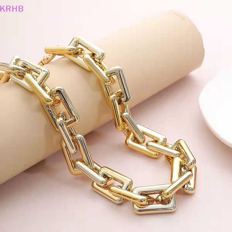 Dây Xích acrylic 40cm 60cm Màu Vàng / Bạc Thay Thế Cho Túi Xách / Túi Xách diy Mới
