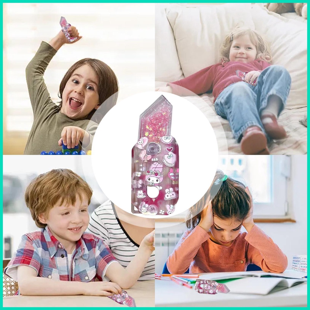 Fidget Đồ Chơi Cát Chảy In Hoạt Hình 3d Dễ Thương Dùng Làm Quà Tặng Sinh Nhật Cho Bé