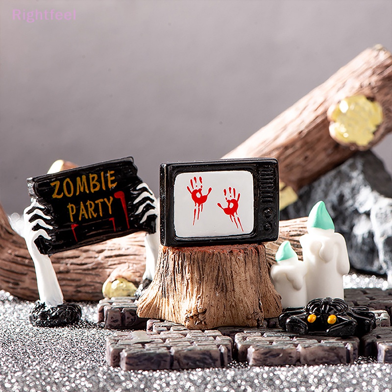 Mô Hình Đầu Lâu Xác Ướp Mini Trang Trí halloween Mới