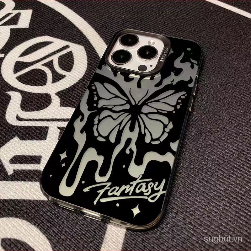 Ốp Điện Thoại Hình Bướm Cho iphone 15promax 15pro 15 14 13 12 11 pro max 14promax 13promax 11promax xr xsmax 7 8 plus