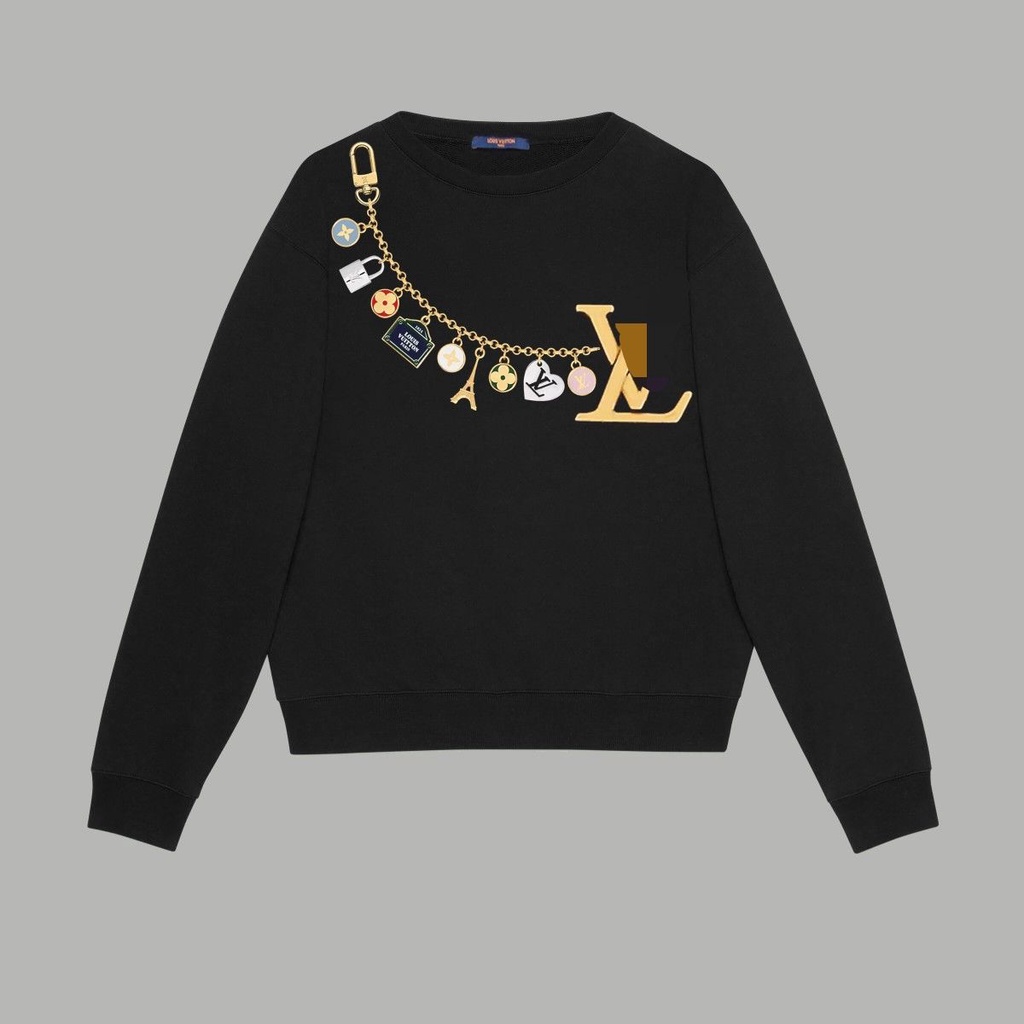 Áo Nỉ Tay Dài Cổ Tròn In Họa Tiết graffiti Mẫu Mới 2023 Thời Trang Thu Đông Cho Nam Và Nữ