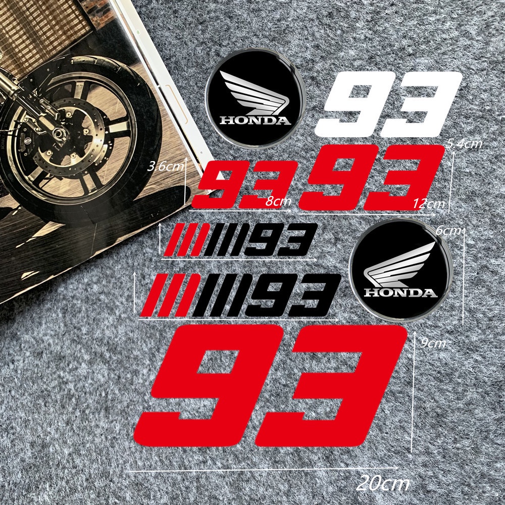 Miếng Dán Phản Quang Trang Trí Bình Xăng Xe Mô Tô honda pcx160 forza click150i adv150 pcx 93