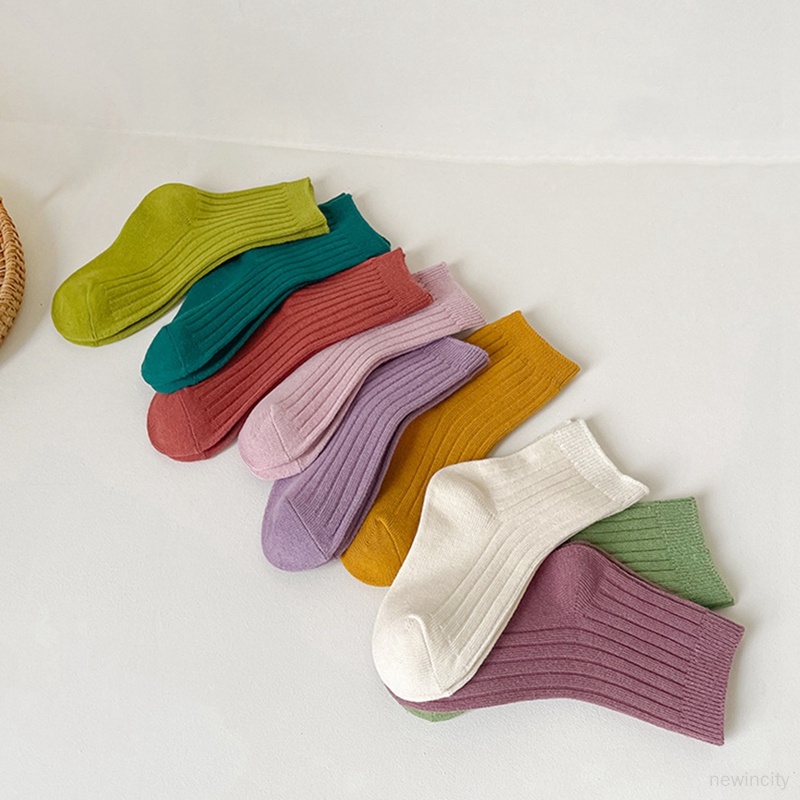 Đôi Vớ cotton MàU SắC KẹO NgọT ThờI Trang Cho Bé
